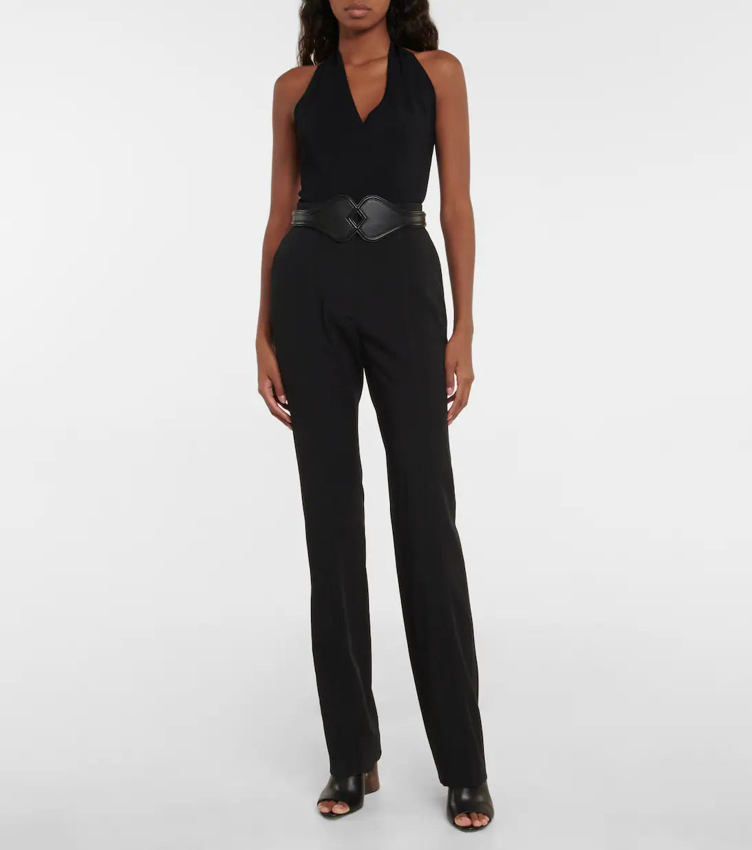 Halter bodysuit - Black intense