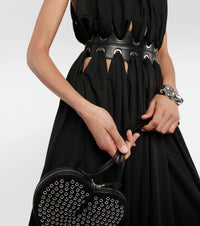 Robe longue déesse fluide - Noir Alaïa