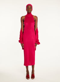 Robe longue à manches longues - Noir Alaïa