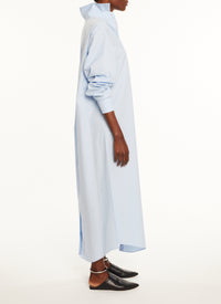 Plain Shirt Dress - White