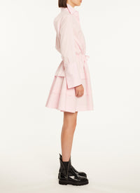 Robe chemise courte - Blanc