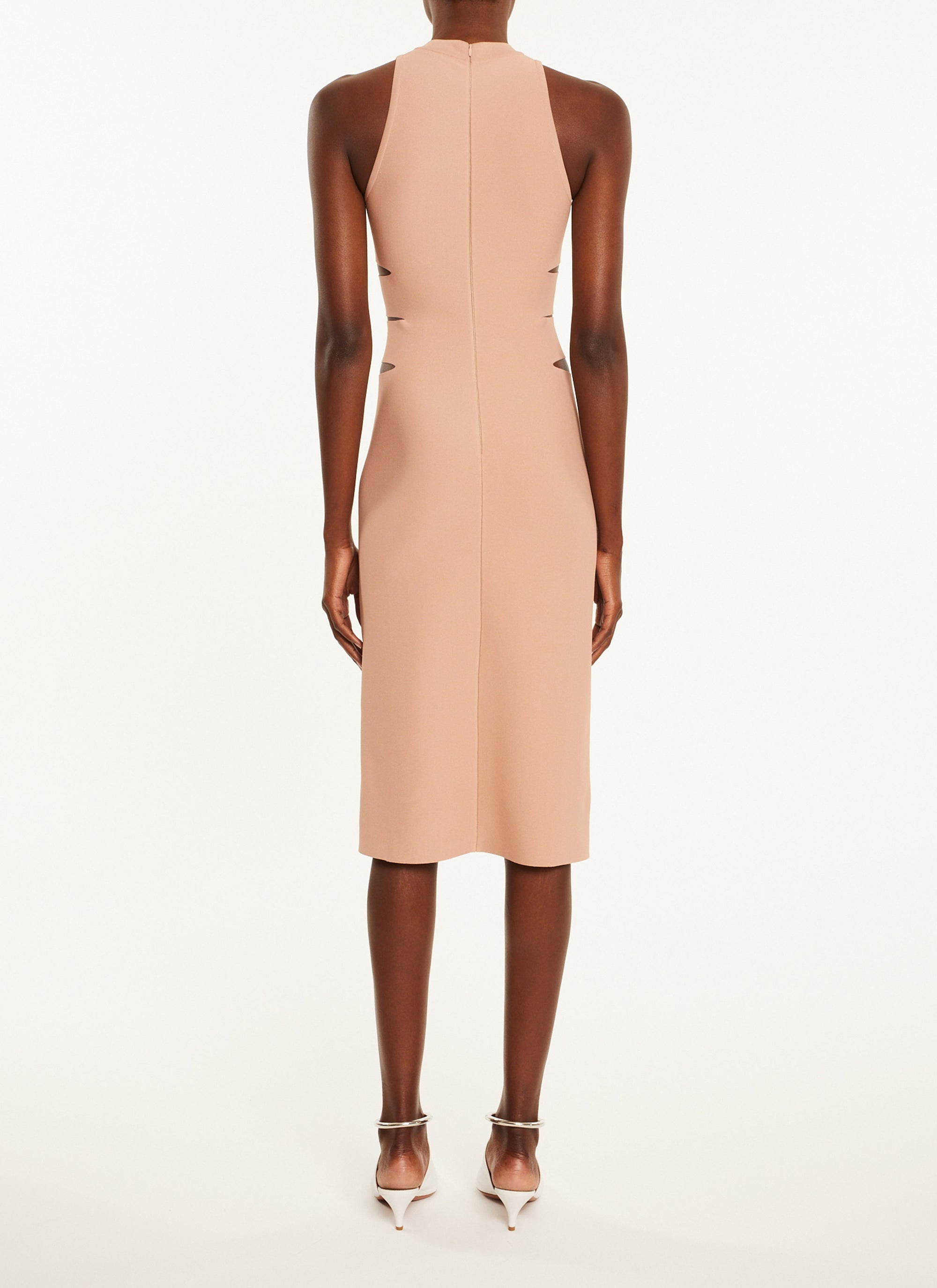 Sleeveless dress with cut-outs - Bois de Rose