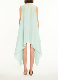 Robe bracelet en soie - Vert Amande