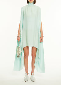 Robe bracelet en soie - Vert Amande