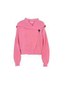 Cardigan à manches longues en laine - Candy