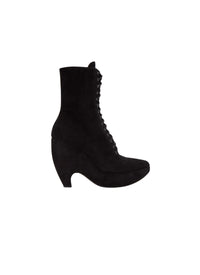 Plexi leather boots - Black