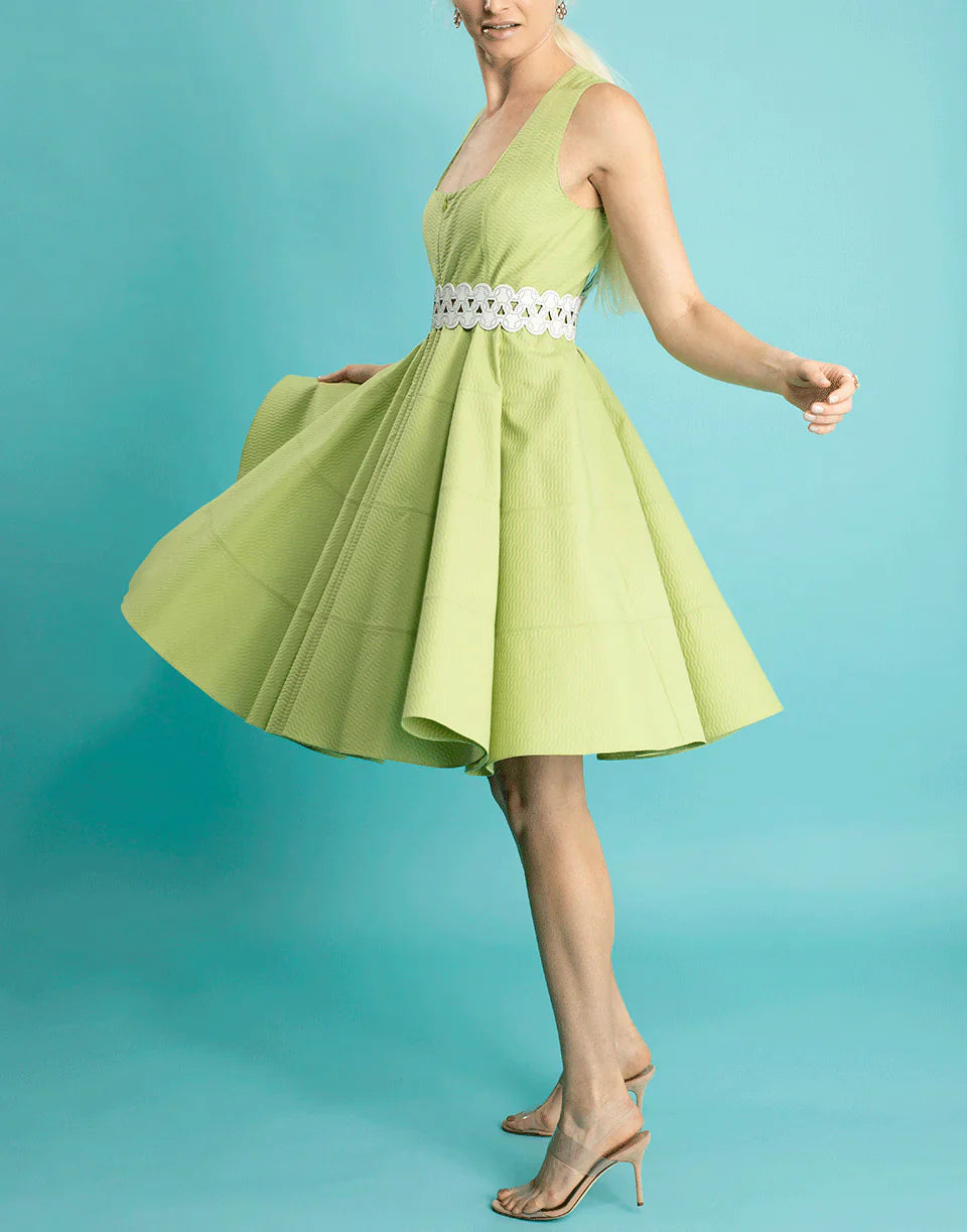 Trapeze dress - White