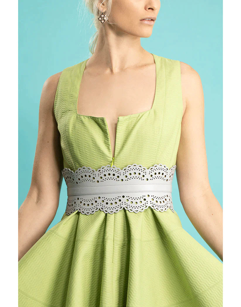 Trapeze dress - White