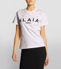 Alaïa Paris T-shirt - White & Red
