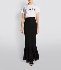 T-shirt Alaïa Paris - Blanc & Rouge