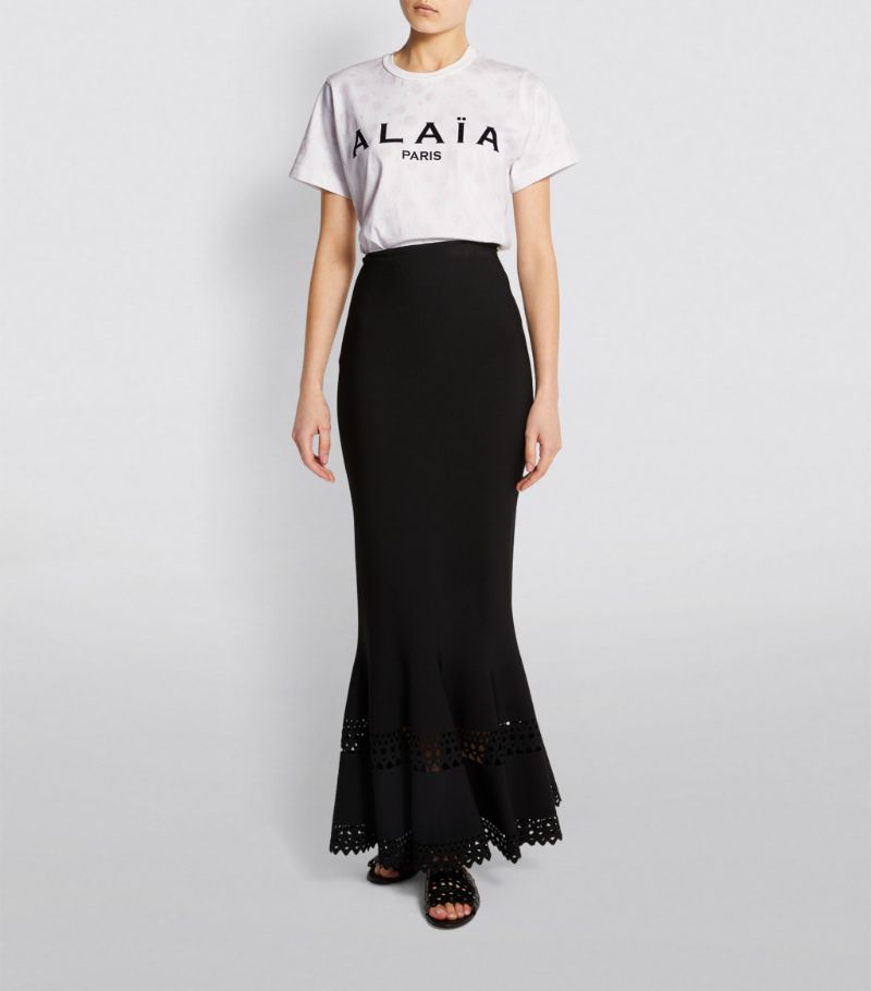 Alaïa Paris T-shirt - White & Red