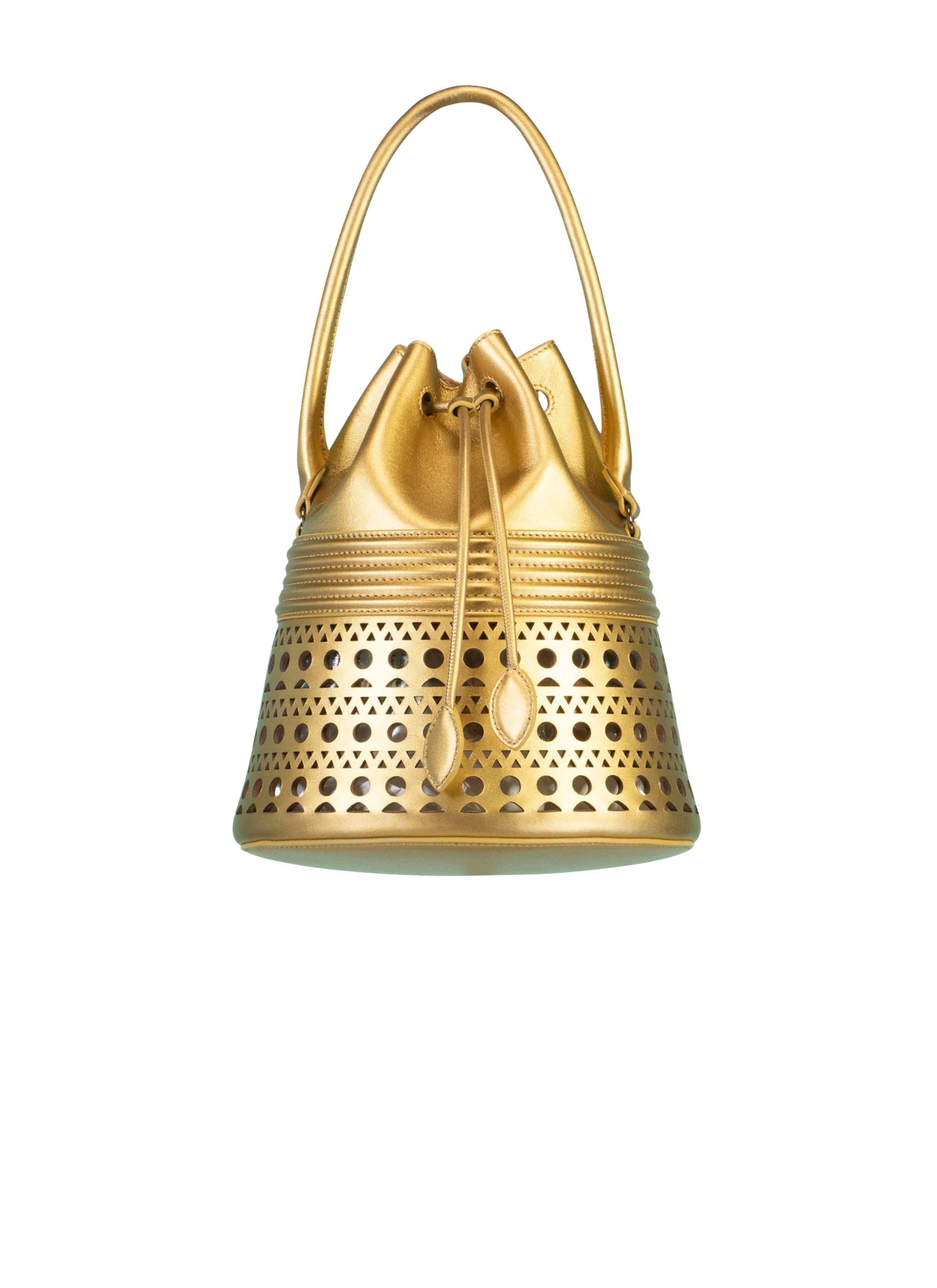 Corset Bucket bag - Gold