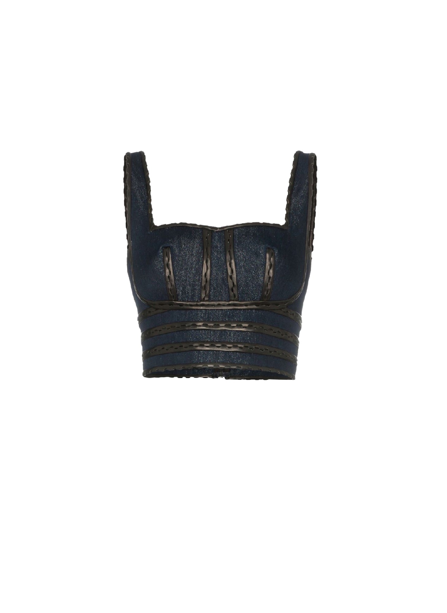 Denim bustier - Silver