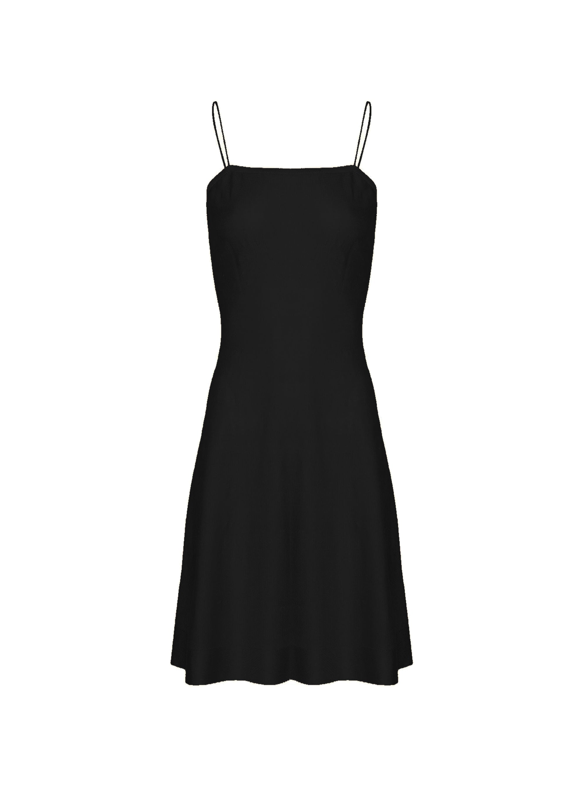 Intime Short dress Base - Black