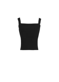 Sleeveless top - Black intense