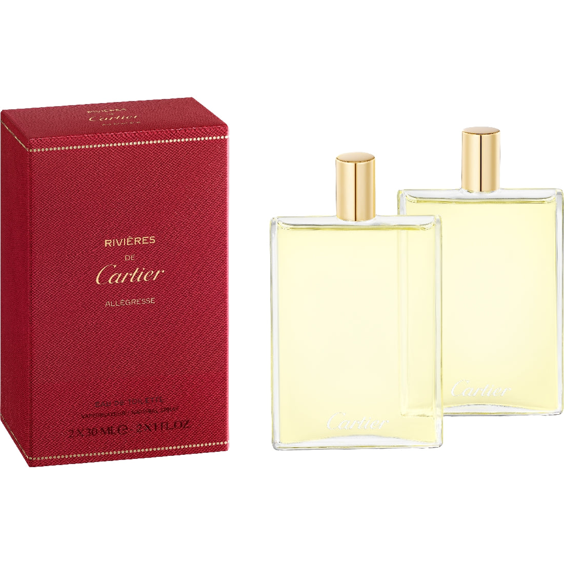 Rivières de Cartier Eau de Toilette Allègresse Refills 2x30 ml