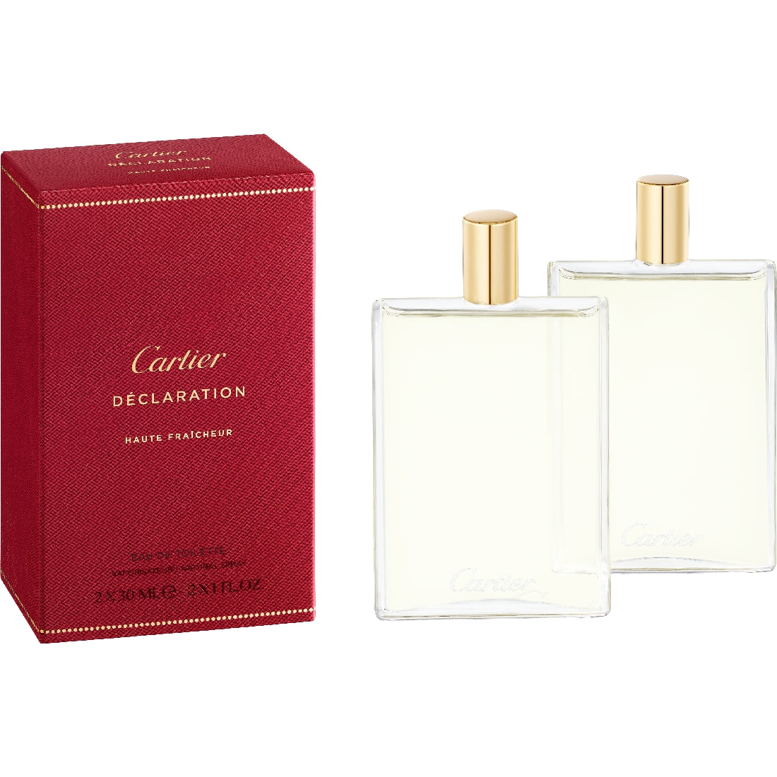 Déclaration Haute Fraîcheur Eau de Toilette Refills for Men 2x30 ml