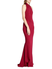 Mermaid halter dress - Black