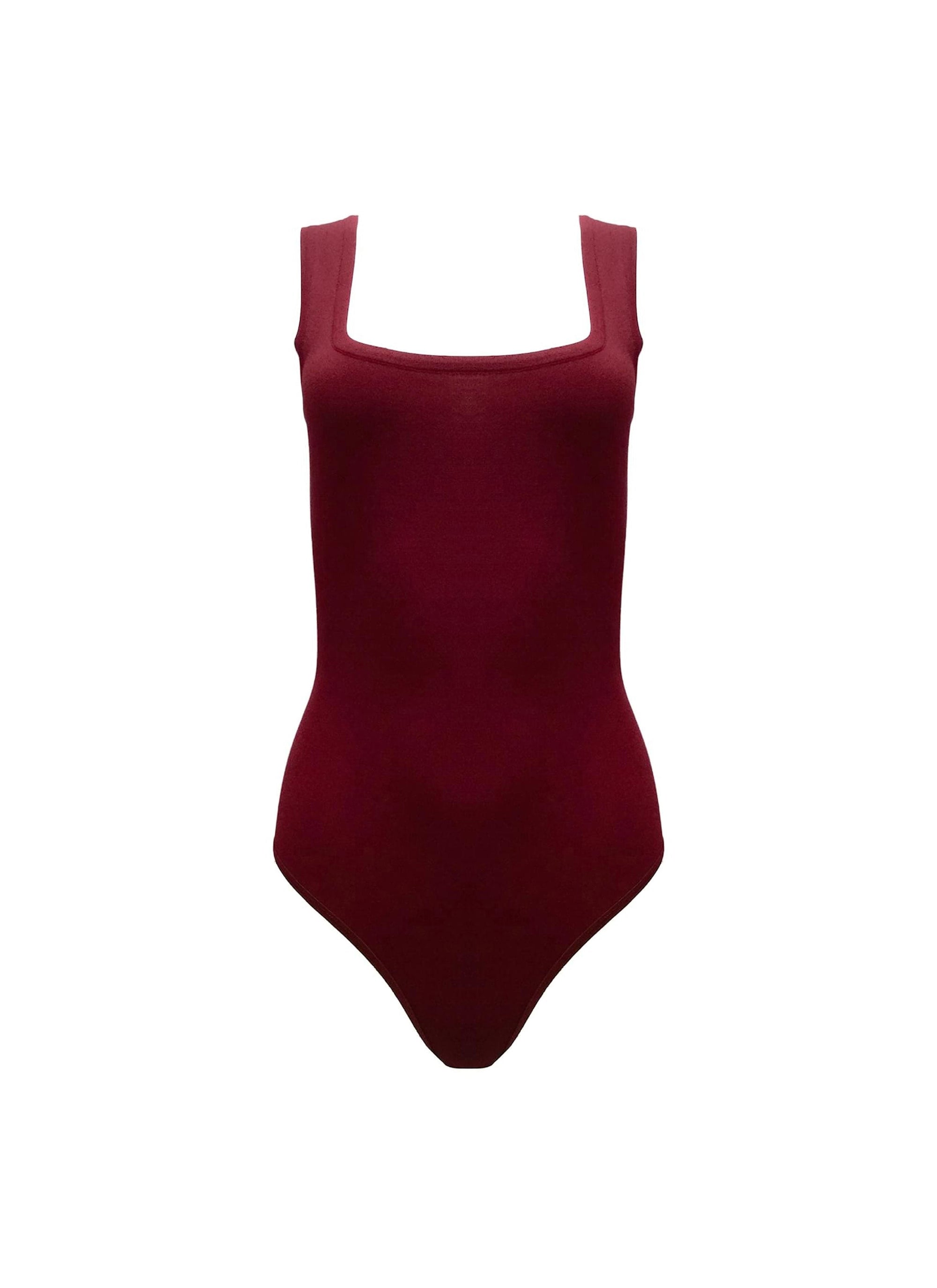 Sleeveless bodysuit - Garnet