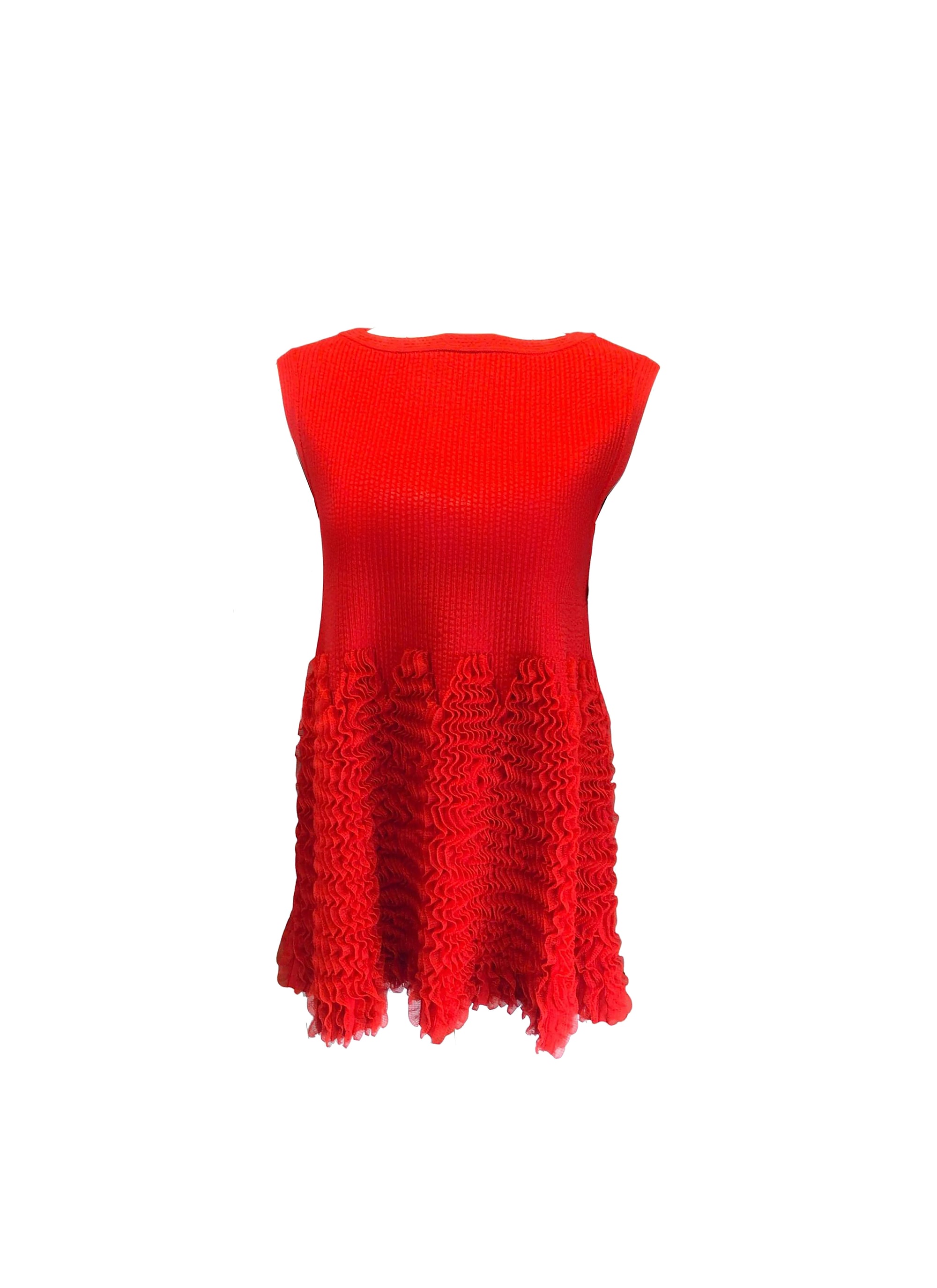 Sleeveless jumper - Scarlet