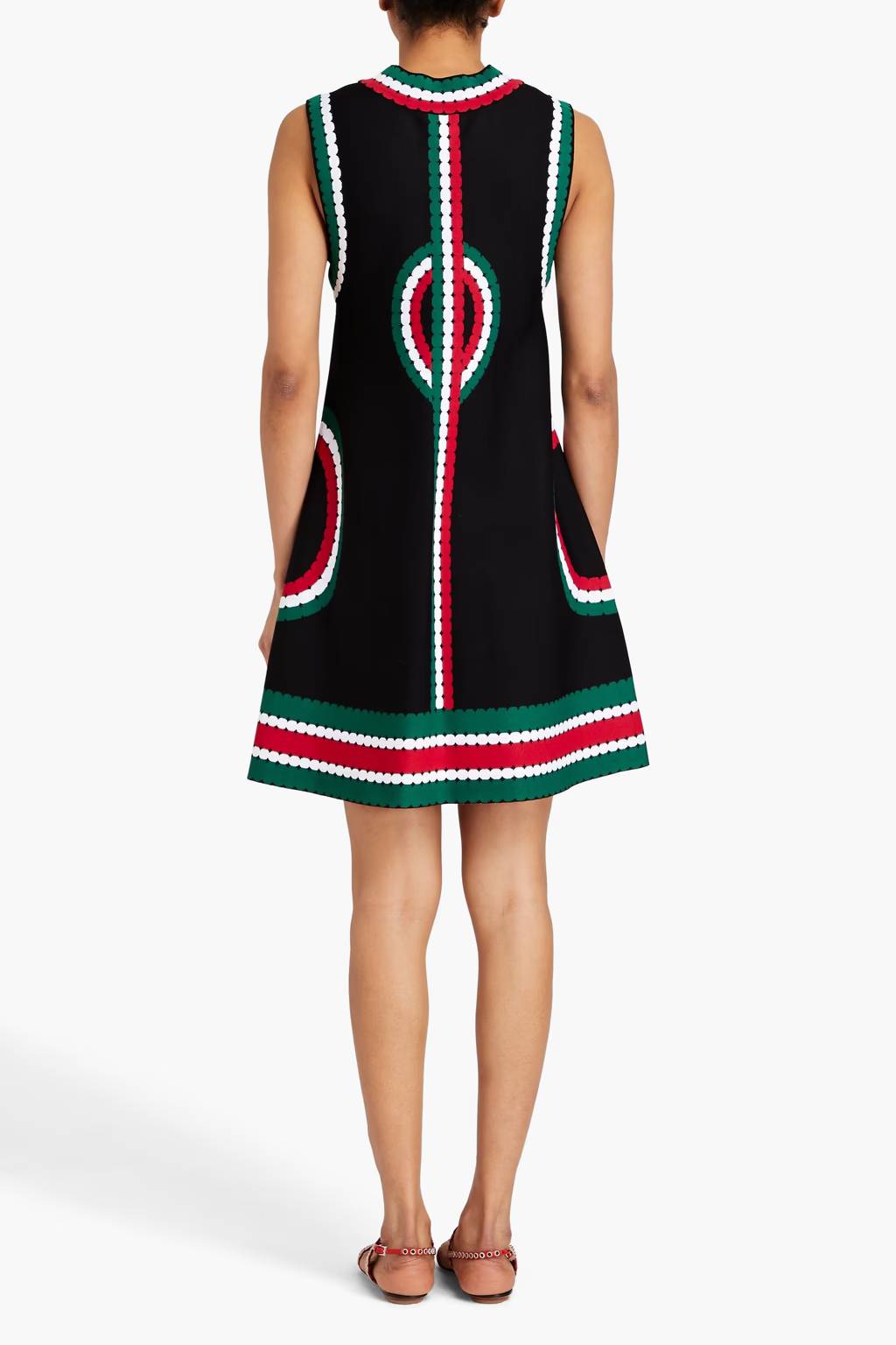 Masai V-neck flared dress - Multicolor