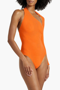Asymmetric Swimsuit - Orange
