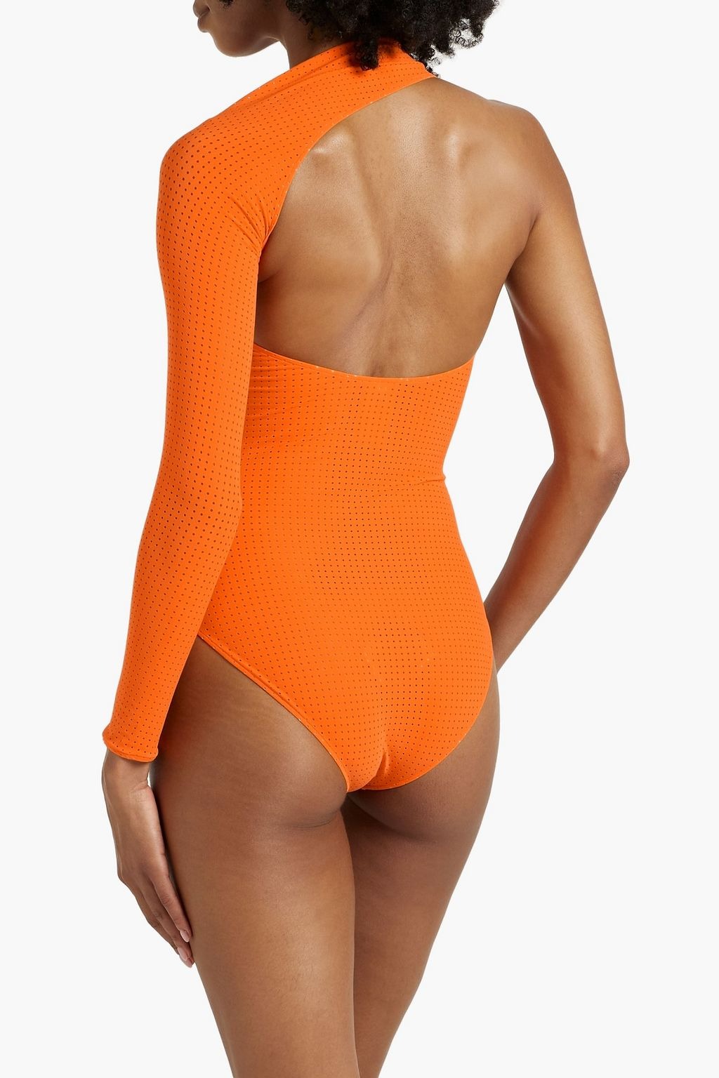 Asymmetric Swimsuit - Orange