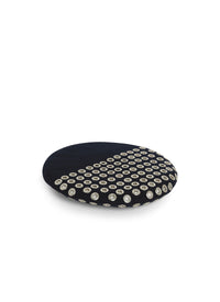 Wool eyelet beret - Navy