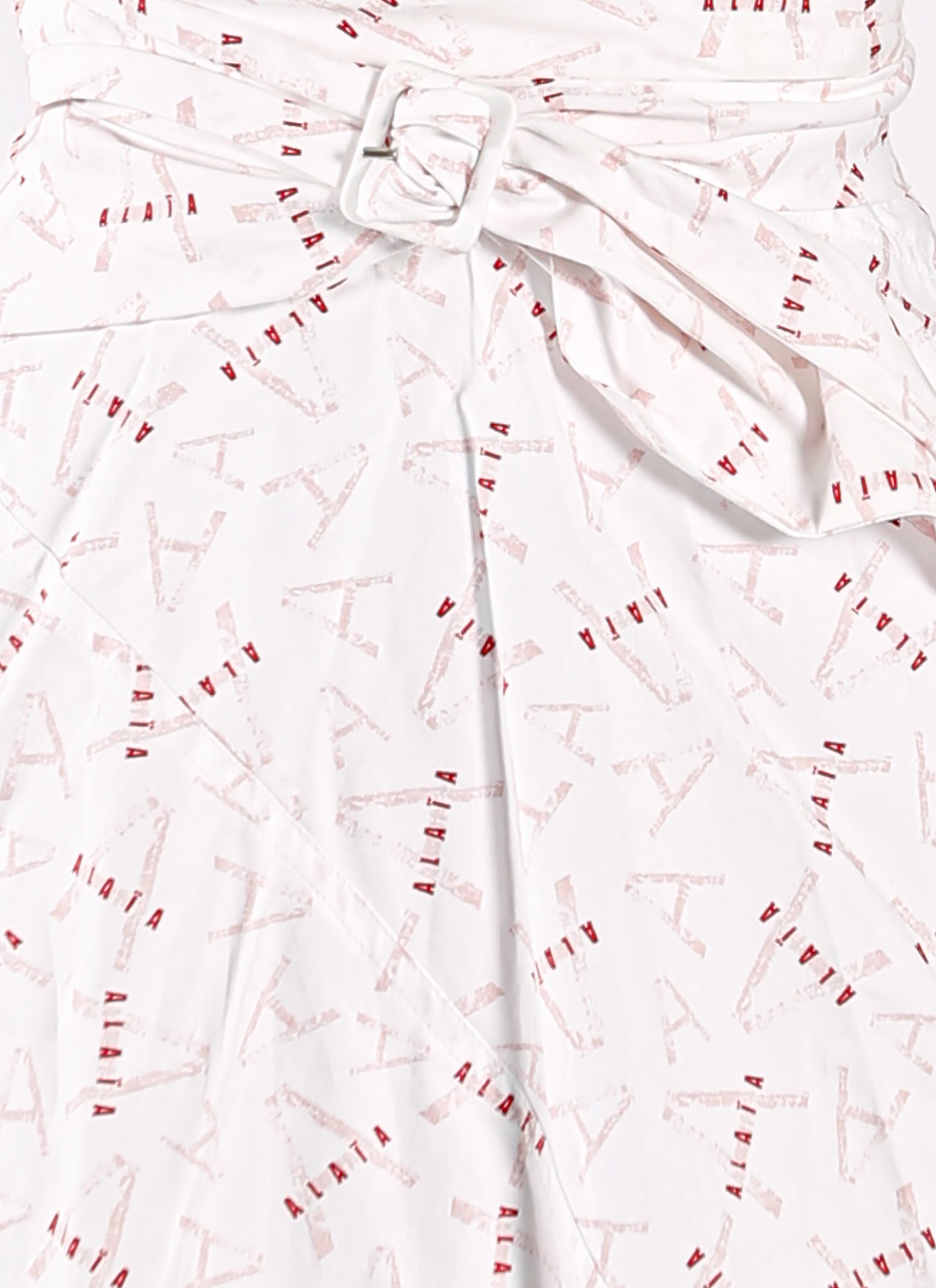 Jupe Pop imprimée à empiècements - Blanc & Rose