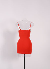dress base - Apricot Red