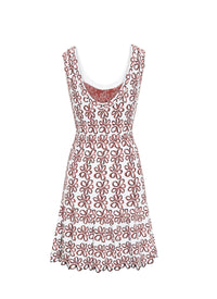 Robe sans manches Astragale en maille - Desert & Multicolore