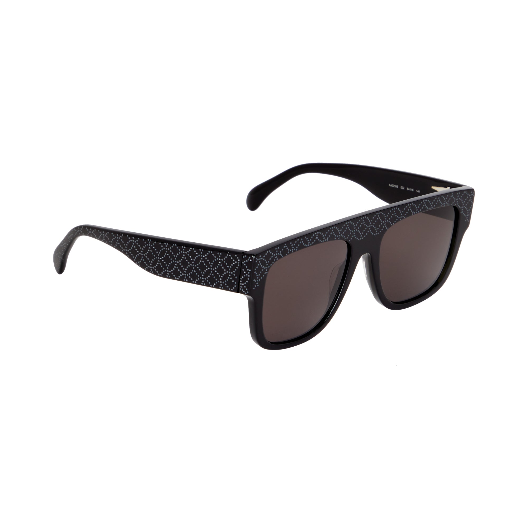 Oversize patterned sunglasses - Grey & Black