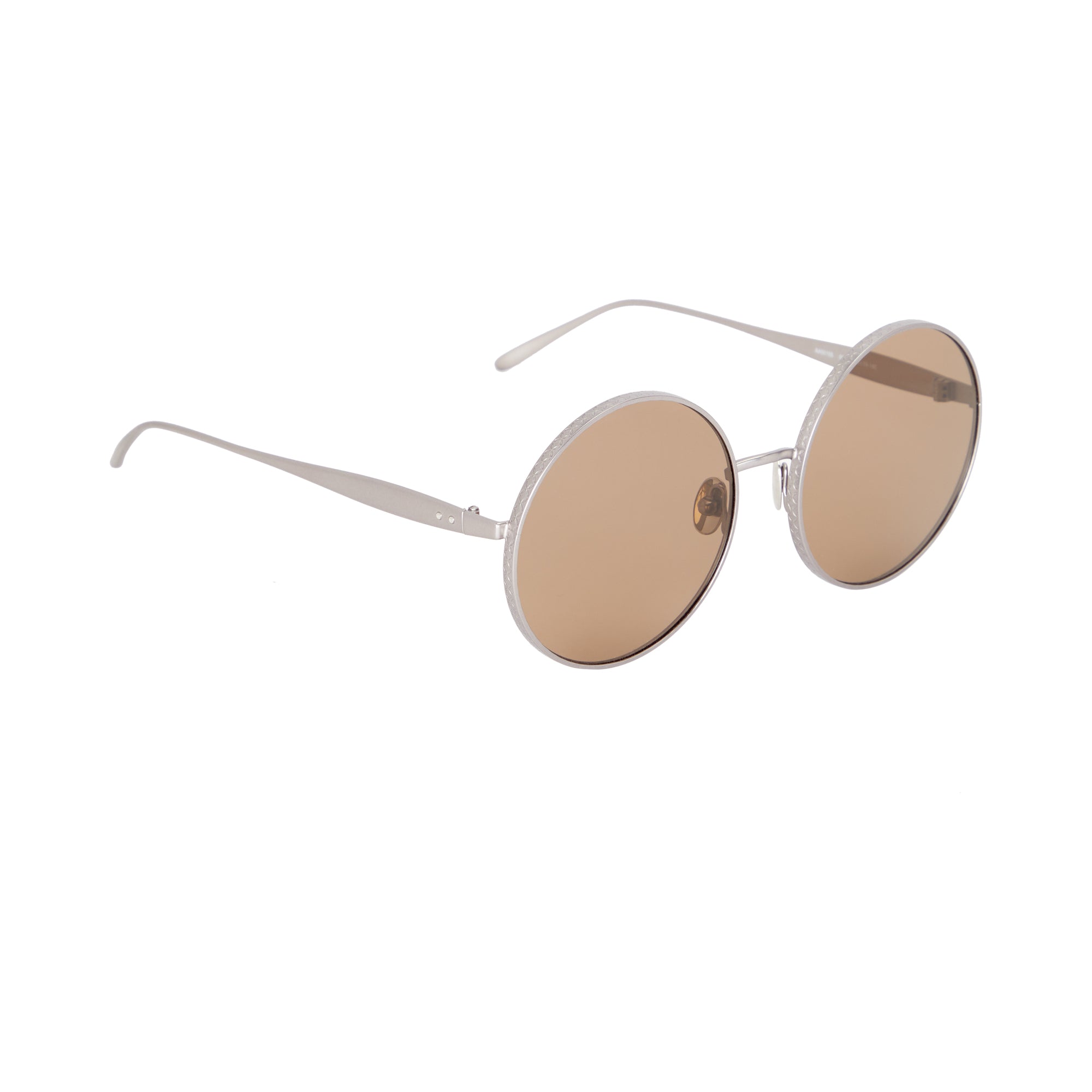 Lunettes de soleil rondes - Argent & Noir