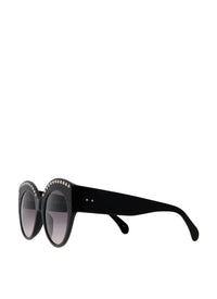 Oversize studded sunglasses - Grey & Black