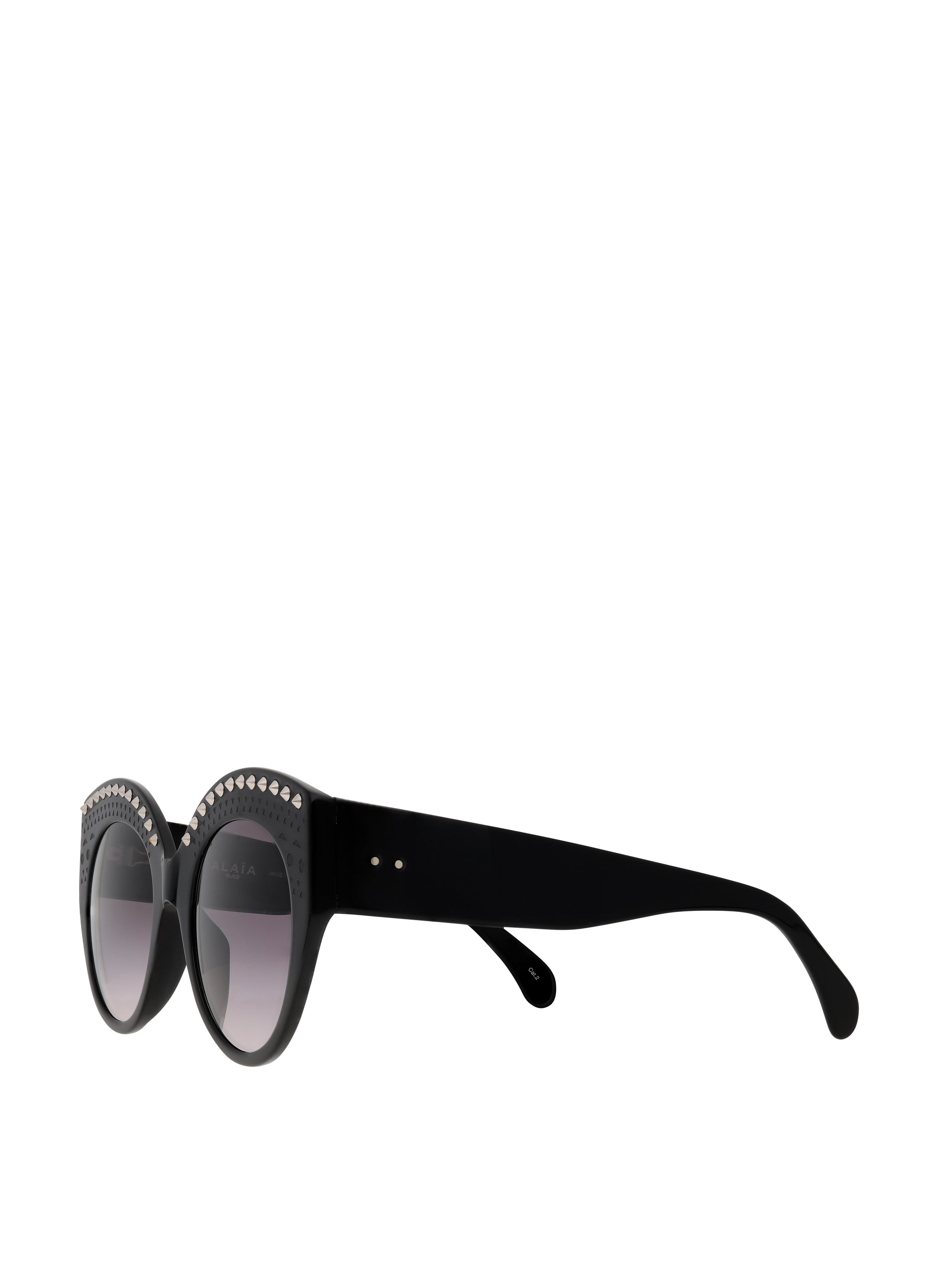 Oversize studded sunglasses - Grey & Black