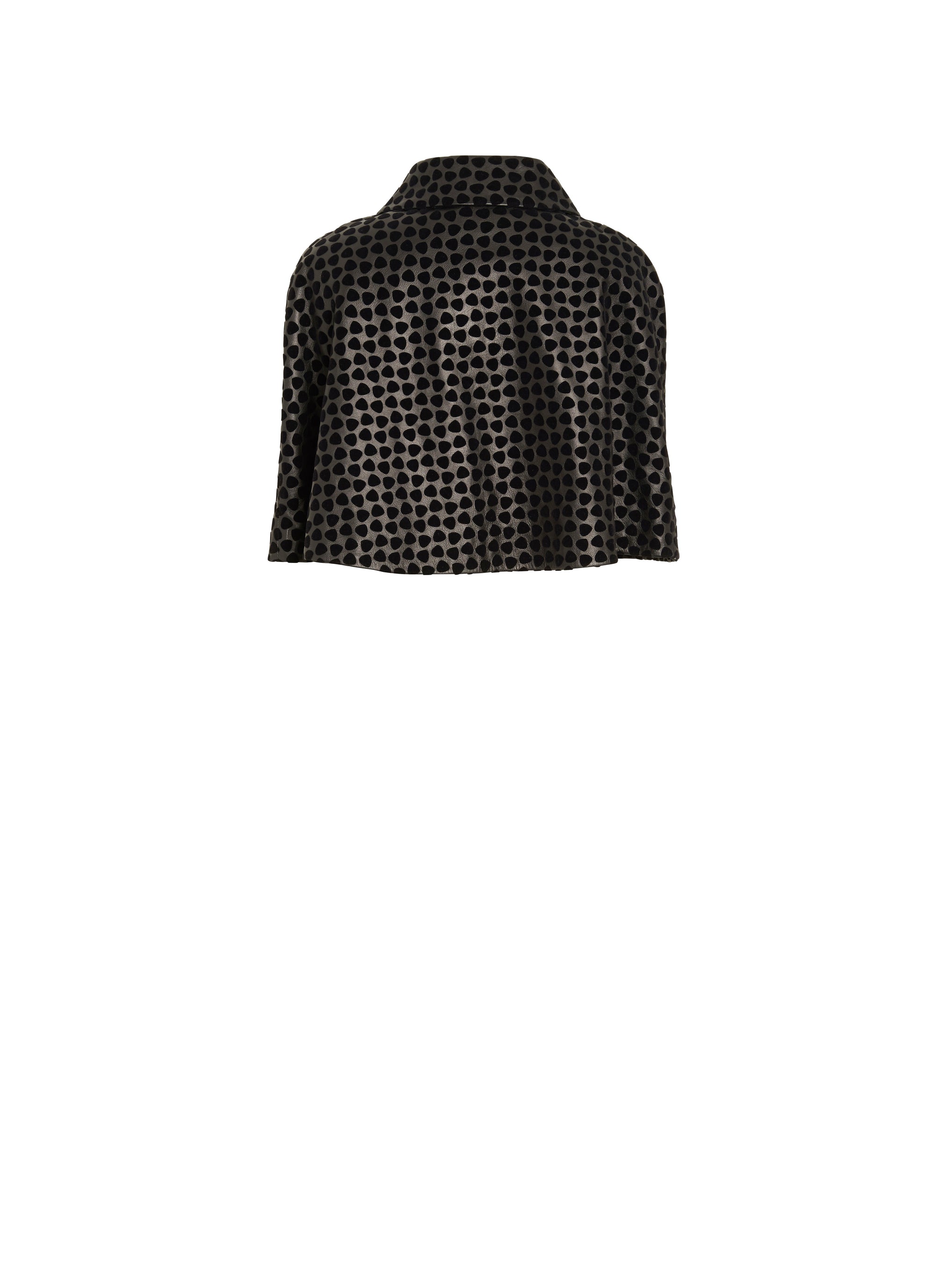 Cape Dalmatien en cuir - Noir