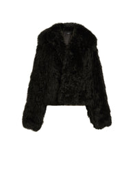 Plume cashmere jacket - Black