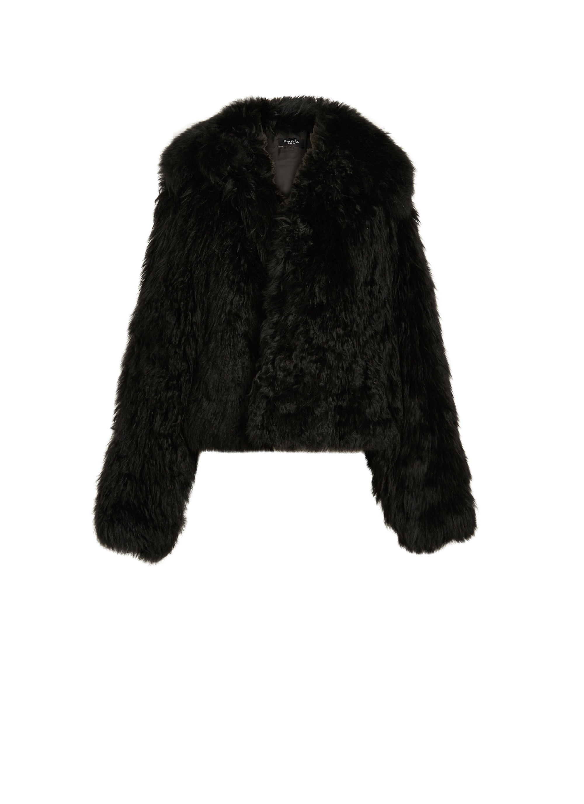 Plume cashmere jacket - Black