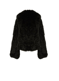Plume cashmere jacket - Black