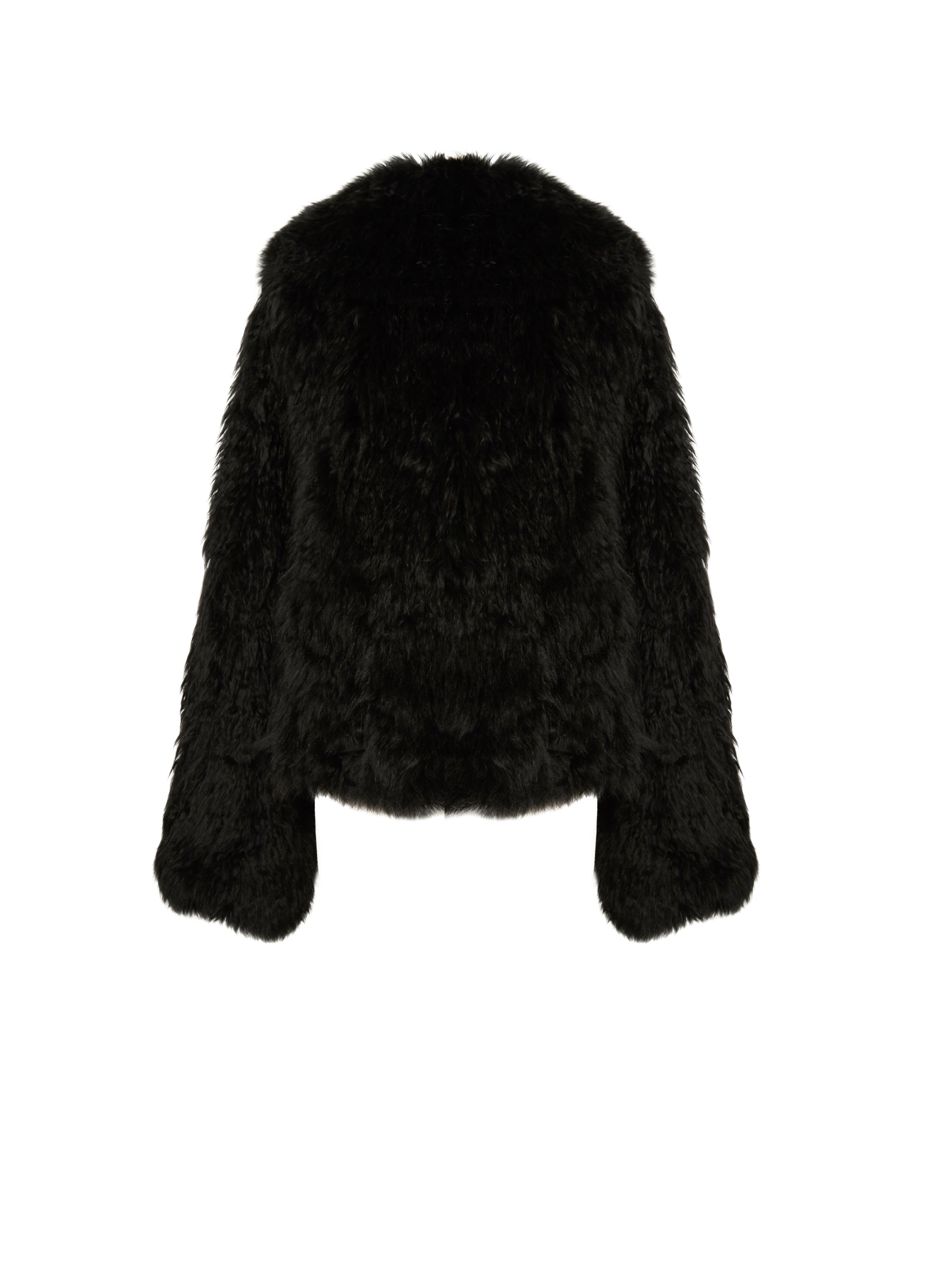 Plume cashmere jacket - Black