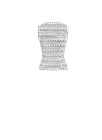 Maille Twin-set Parfum en maille - Blanc & Noir