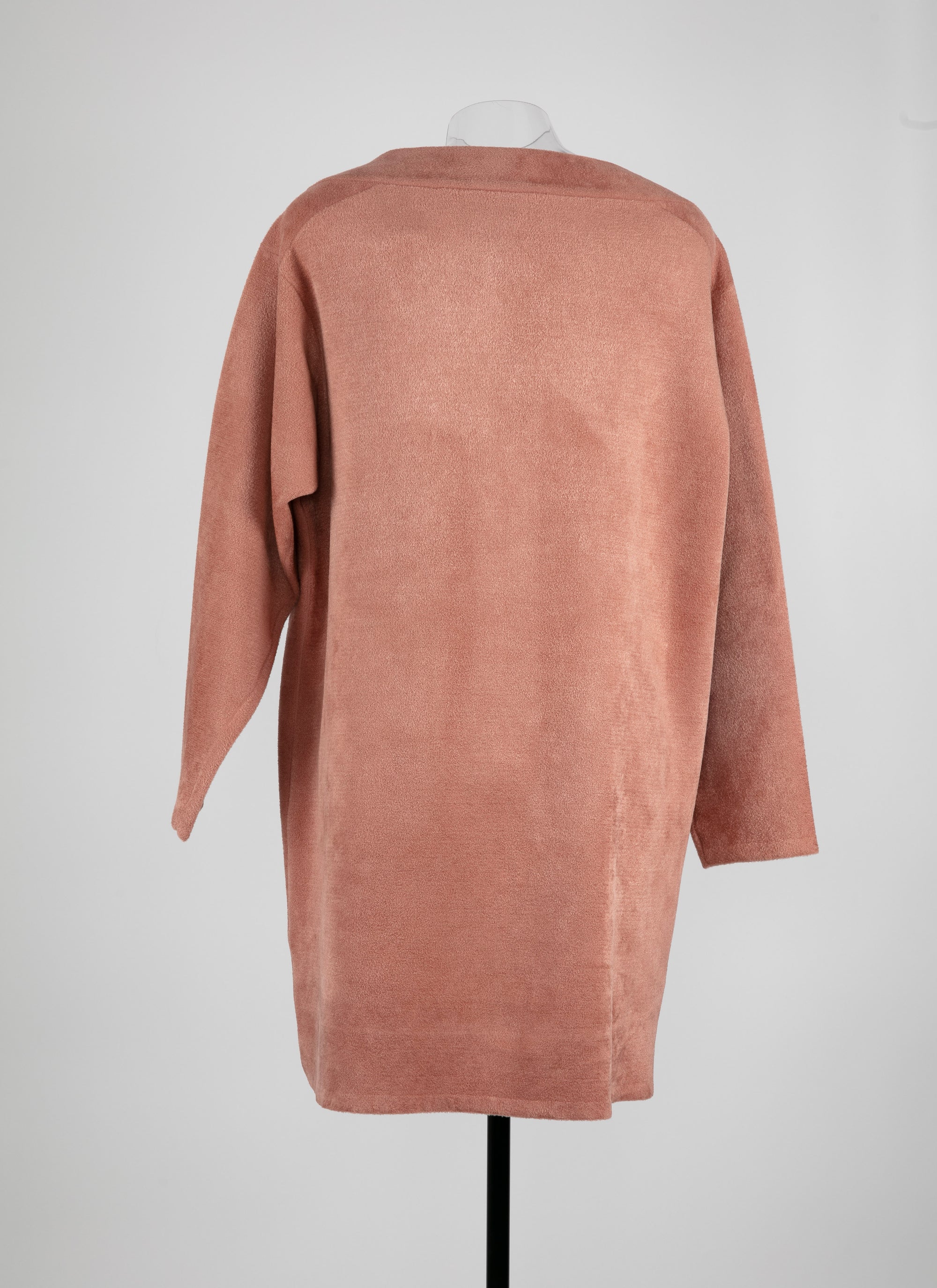 Robe manches longues en velours - Poudre