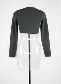 Gilet à manches longues Supreme en laine - Foret