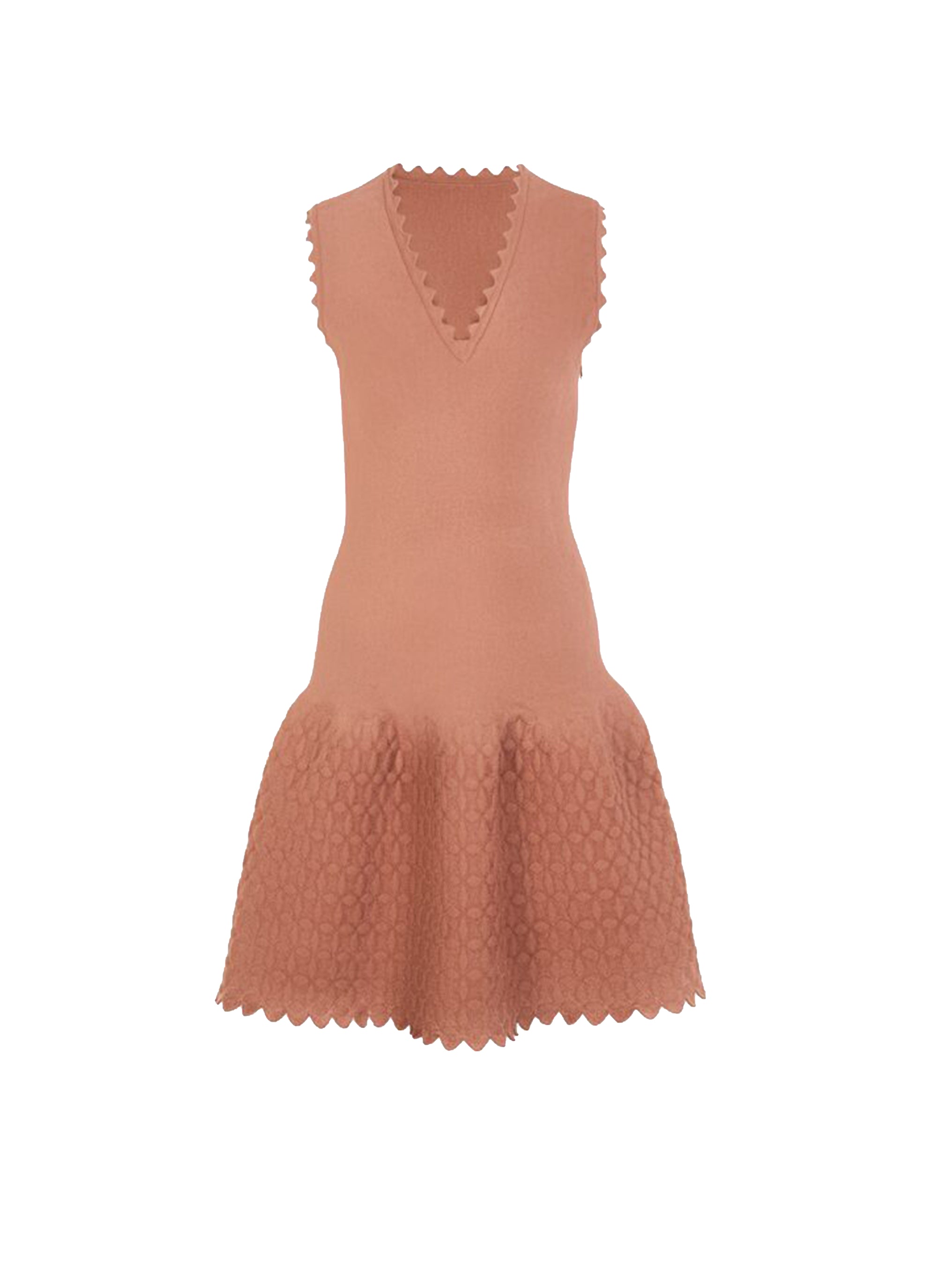 Robe sans manches Croisée en maille - Sahara