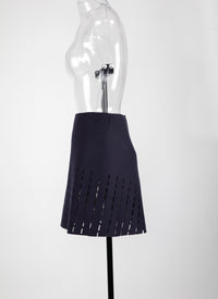 Wool skirt - Sapphire