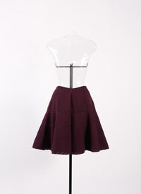 Hinged mesh skirt - Violet