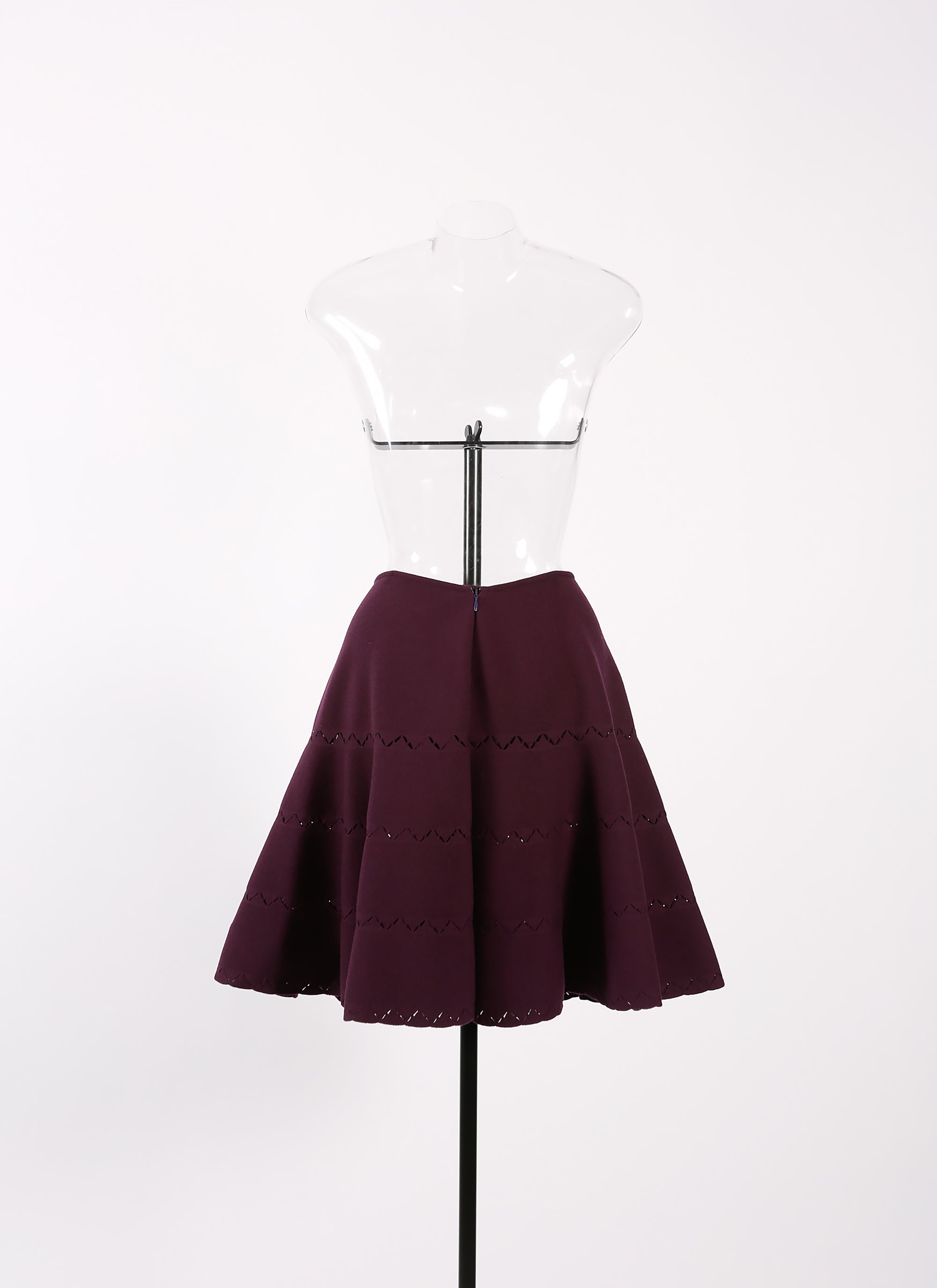 Hinged mesh skirt - Violet