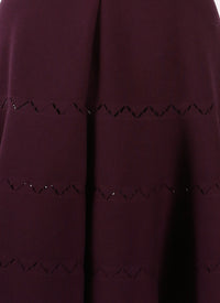 Hinged mesh skirt - Violet