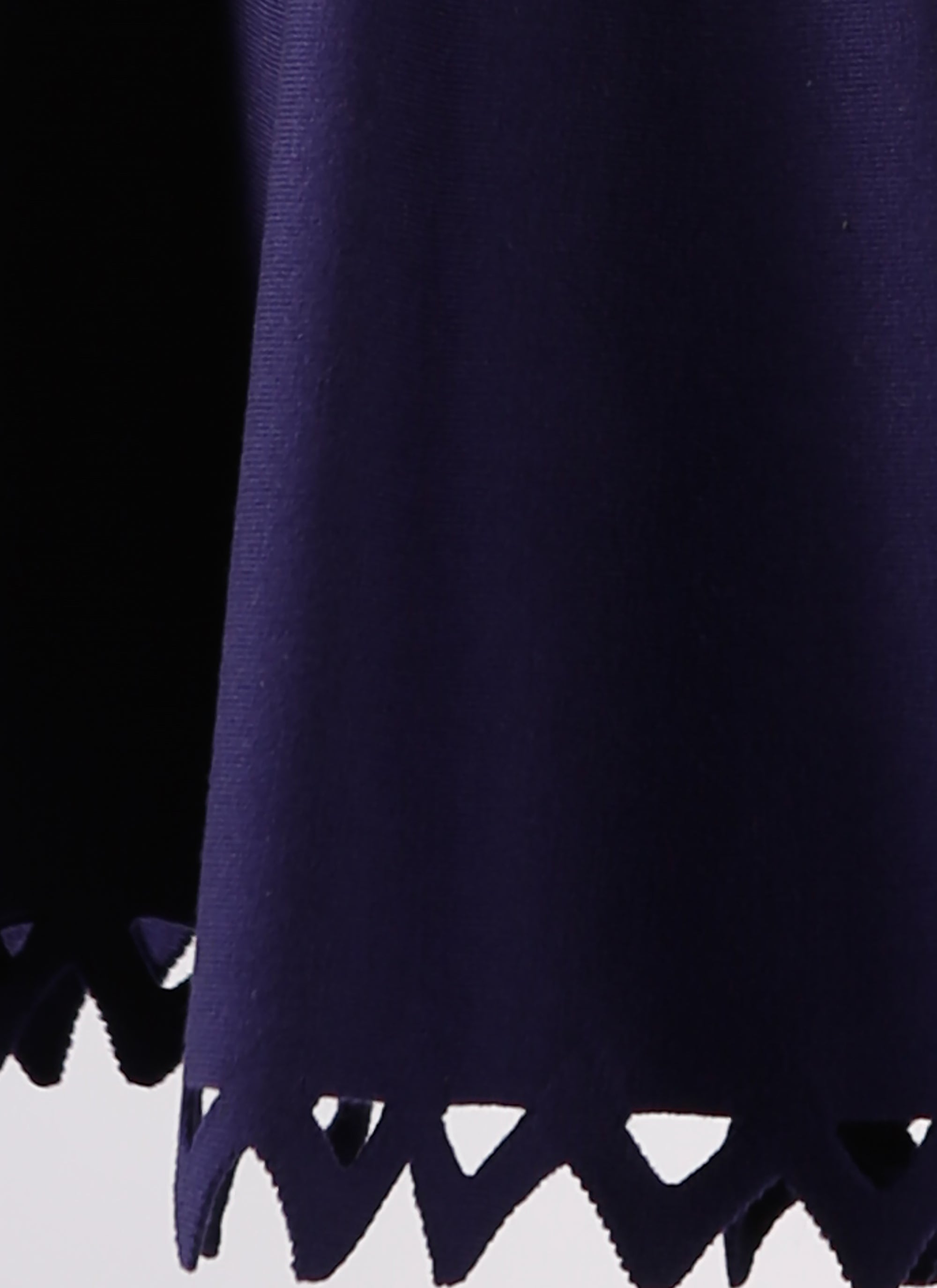 Wool Trigone skirt - Indigo