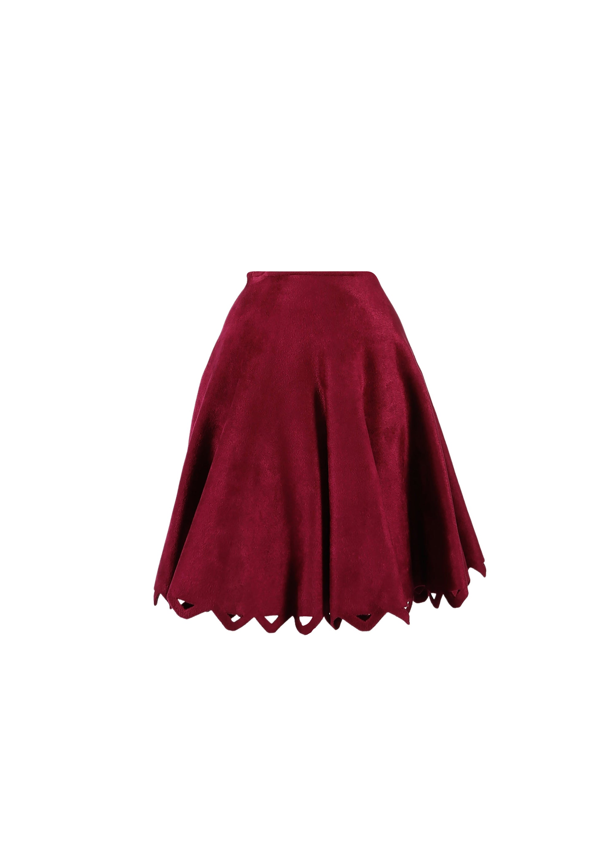 Jupe en velours - Rose Fuchsia